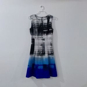 Calvin Klein Dress in blue and grey size 4